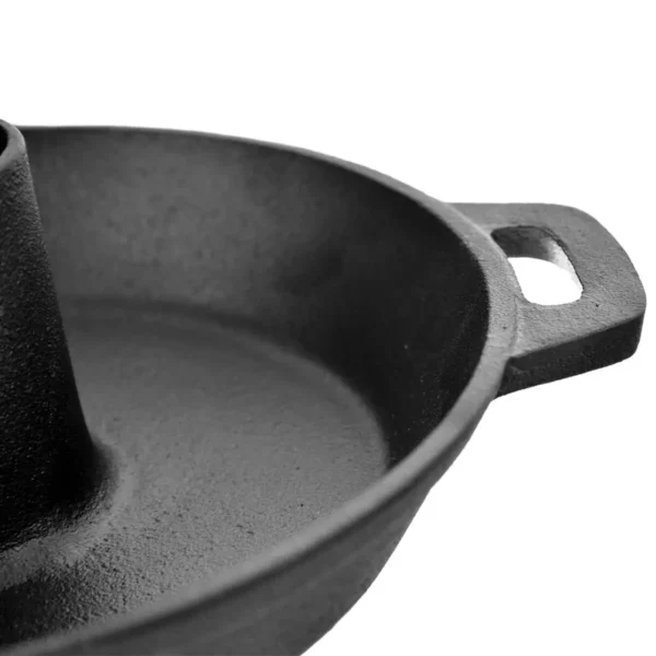 Tava od lijevanog željeza sa stalkom za pečenje piletine - Slika 2