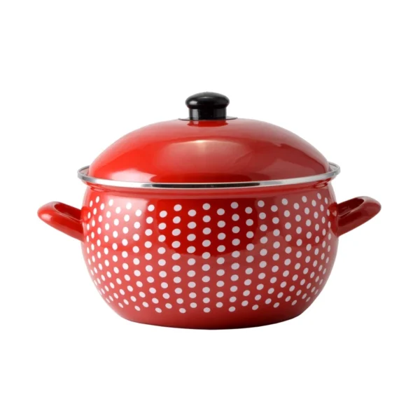 Emajlirana trbušasta posuda s poklopcem 16cm-24cm