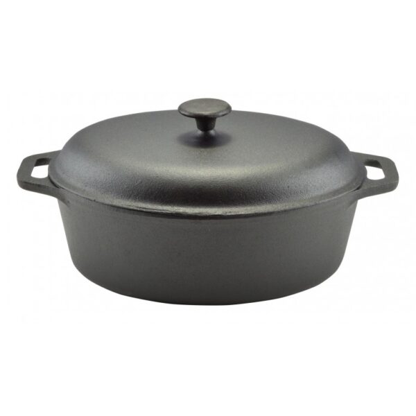Ovalna posuda od lijevanog željeza - gus 32cm - 6.2 L - Slika 3