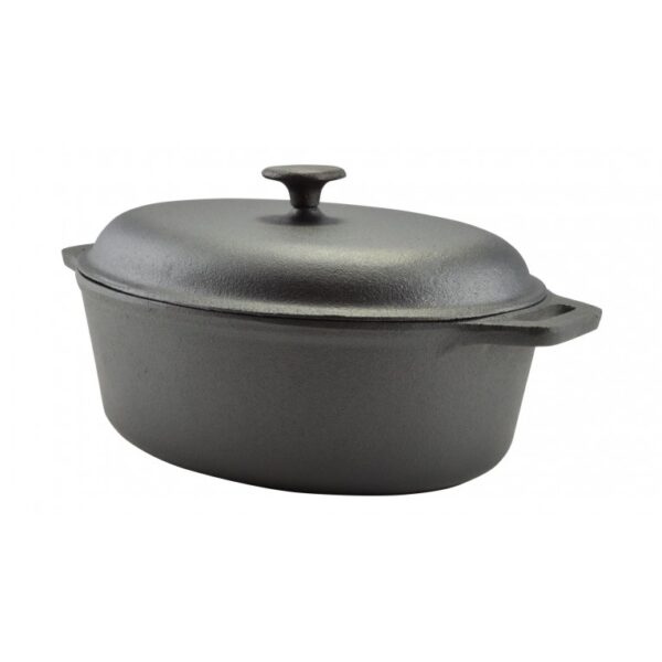 Ovalna posuda od lijevanog željeza - gus 32cm - 6.2 L